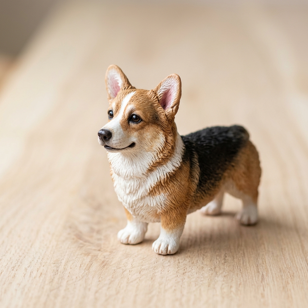 Standing Corgi figurine